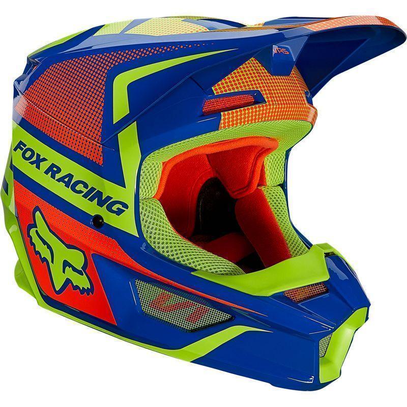 Мотошлем Fox V1 Oktiv Helmet Blue