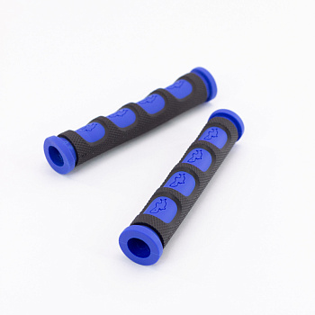 Противоскользящая накладка (комплект) на рычаг тормоза и ручки сцепления универсальная Blue